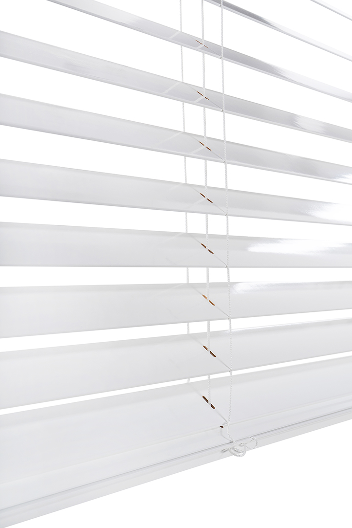 Houten jaloezieën 65mm GLOSS